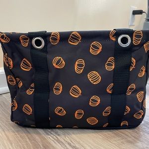 Thirty-One Square Utility Tote - Sketched Pumpkins